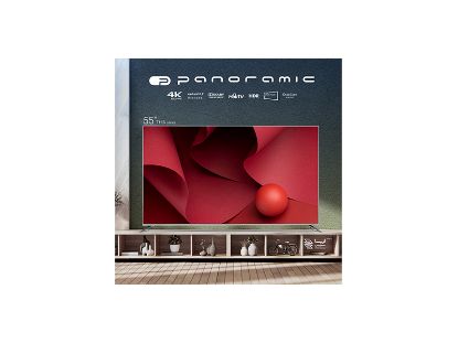 تصویر تلویزیون 55 اینچ ال ای دی هوشمند پانورامیک مدل PA-55SD366